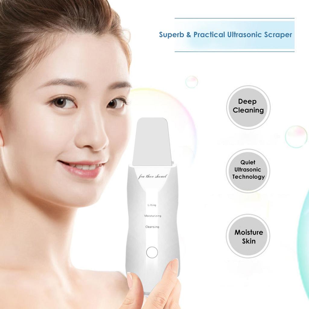 Vibrate Face Clning Device Skin Scrubber Face Lifting Peeling Clner