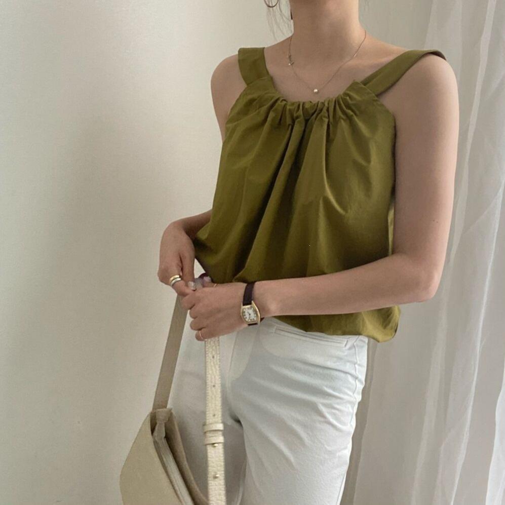 Ships In Stock, Sizes Updated, Chic Summer New French Minimalist Halter Tank Top, Elegant Slimming Camisole for Women