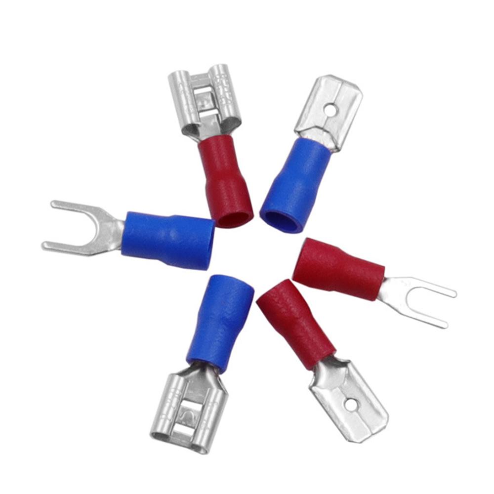 280PCS  Insulated Wire Electrical Connectors Ring Folk Spade Butt Splices for Marine Car Wires Scientific Projects