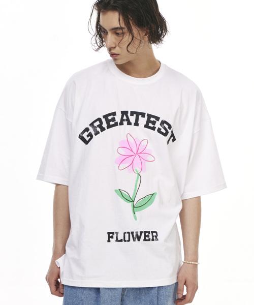 Greatest Flower Tee White Free