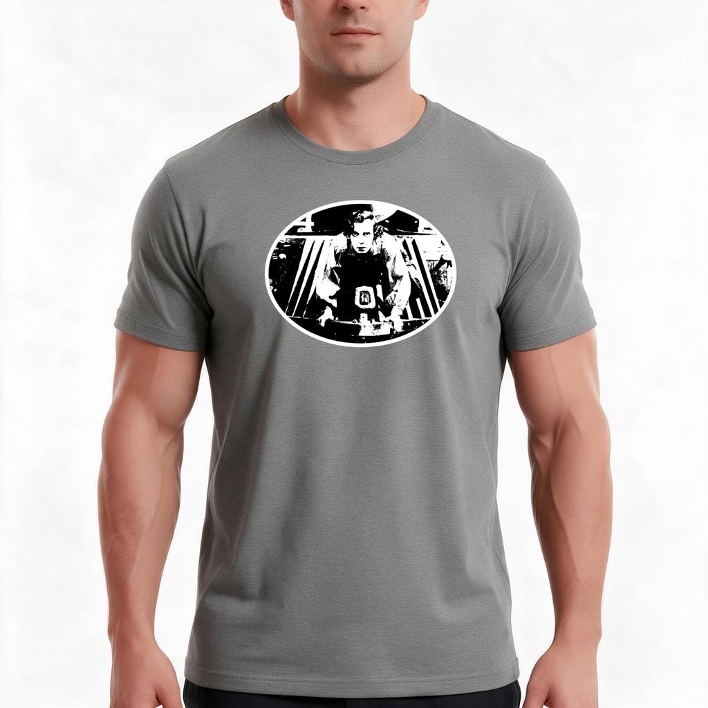 The General Buster Keaton Tshirt Summer Casual Cotton Tee Oversized Streetwear Tops Vintage Graphic Print 100 Cotton