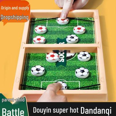Pädagogisches Fußball-Schachspiel für Kinder: Interaktives Zwei-Spieler Hüpf-Schlachtspielzeug für Eltern und Kinder