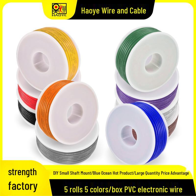 DIY PVC Electronic Wire Kit 16AWG-30AWG Tinned Copper Jumper and Aviation Wires