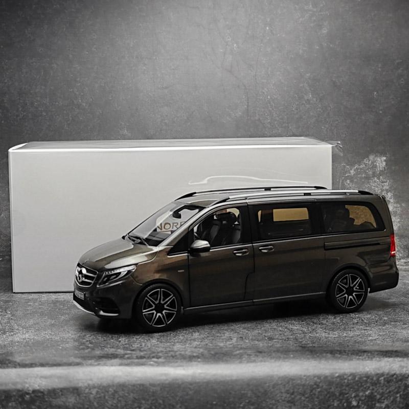 

NOREV 1:18 BZ V260 Viano MPV V-Class Brown Alloy Car Model holiday gift collection Classic car die cast model