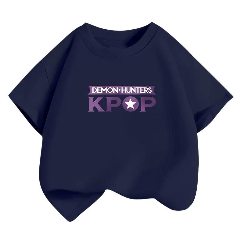 Kids Girls Kpop Hunters Zoey Mira Rumi Huntrix Print T-shirt