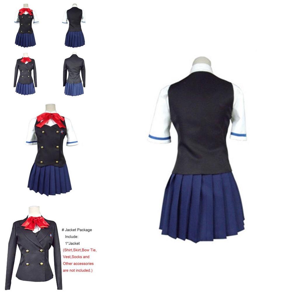 Stylish Another Mei Misaki Akazawa Izumi Cosplay Costume School Uniform With Eyemask