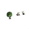 Elegant Peacock Panda Animal Sculpture Collection for Bedroom Office Living Room Bookshelf Home