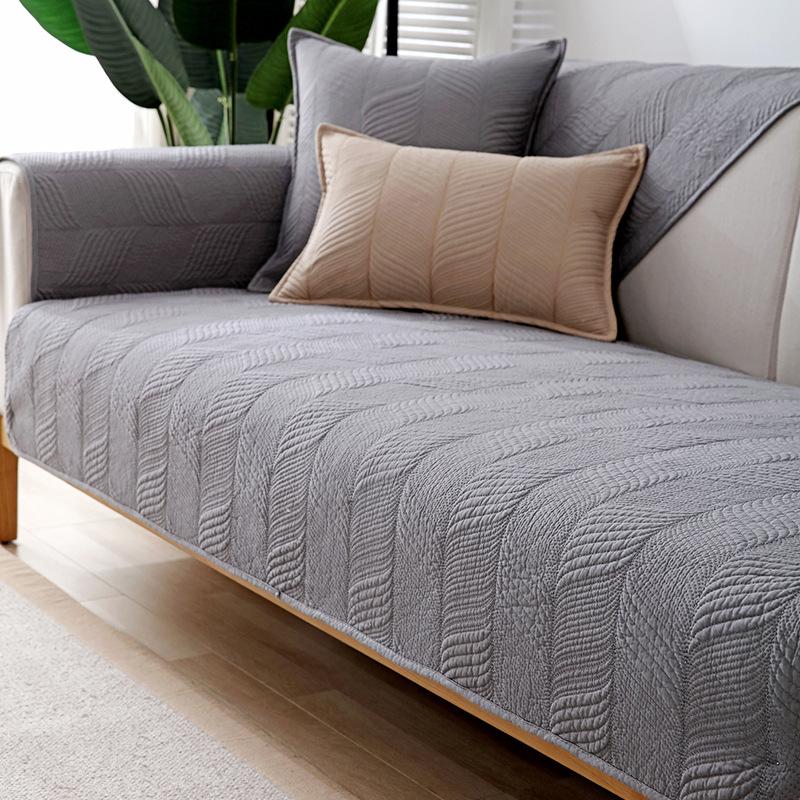Sofa Cushions, All-season Universal Cotton Non-slip Seat Cushions, Simple and Modern, Summer Cover Cloth and Leather Sofa Covers, Scarves