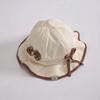 Ruffle Bows Baby Bucket Hat Cute Baby Sun Visor Hat Sunshade Caps Fisherman Hat  Outdoor