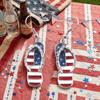 Fashion And Creative Independence Day Earrings