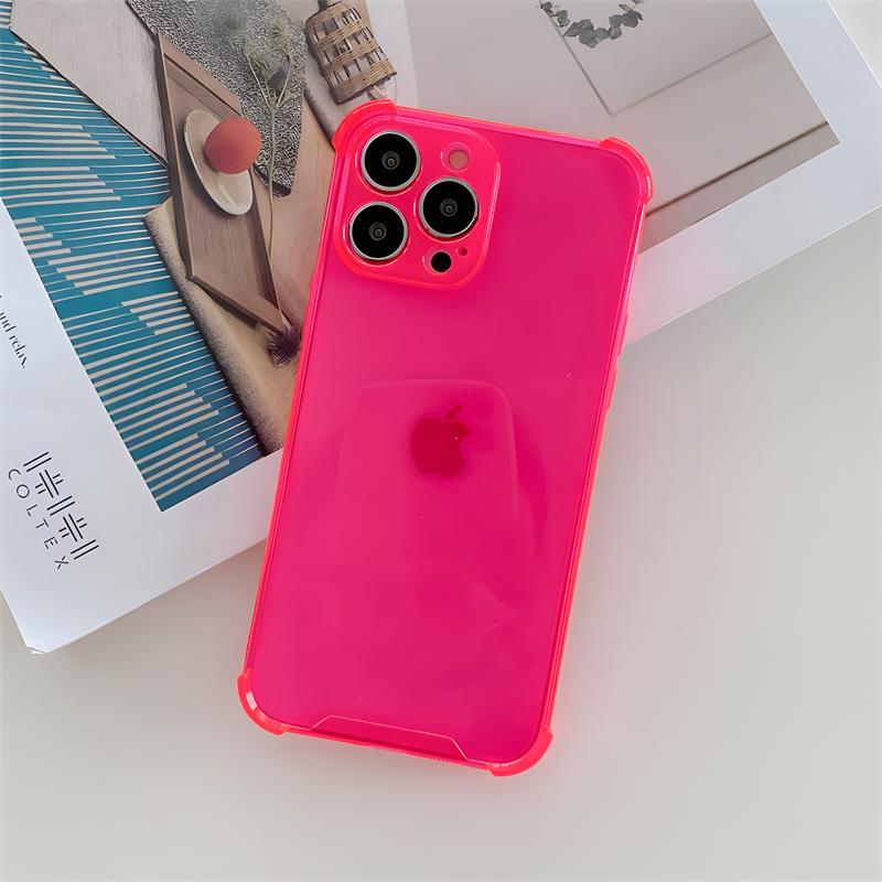 Luxury Clear Shockproof Case For iPhone 15 14 13 12 11 Pro Max Phone Cover On iPhone 13 12 Mini X XR XS 8 14 15 Plus Back Cover