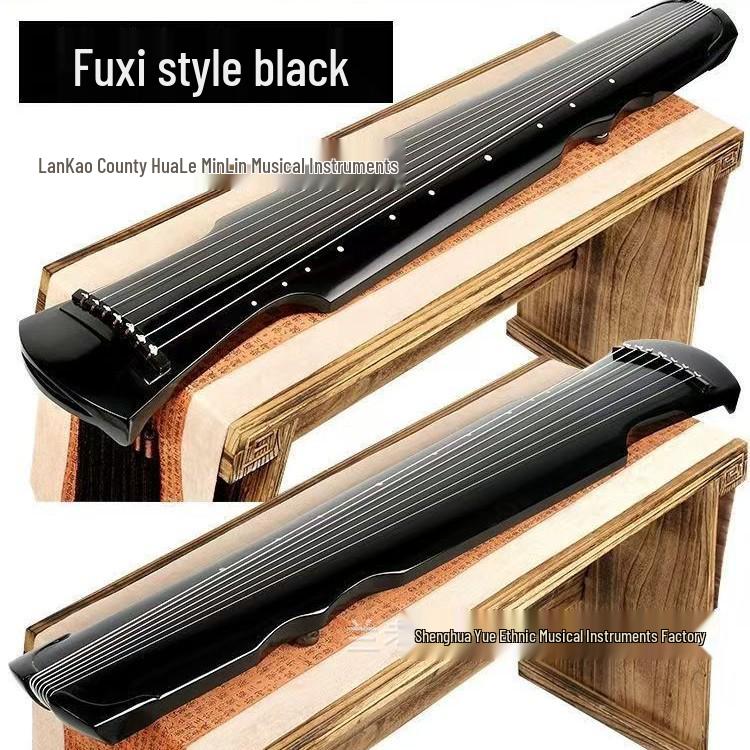 Fuxi Style Beginner Guqin - Handmade Seven-String Instrument for Practice and Performance