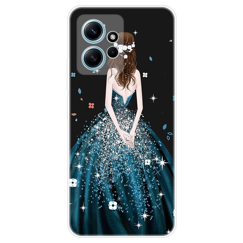 Per Xiaomi Redmi Note 12 Note12 4G Custodia morbida in silicone Cover posteriore Cartoon Phone Case Diversificazione