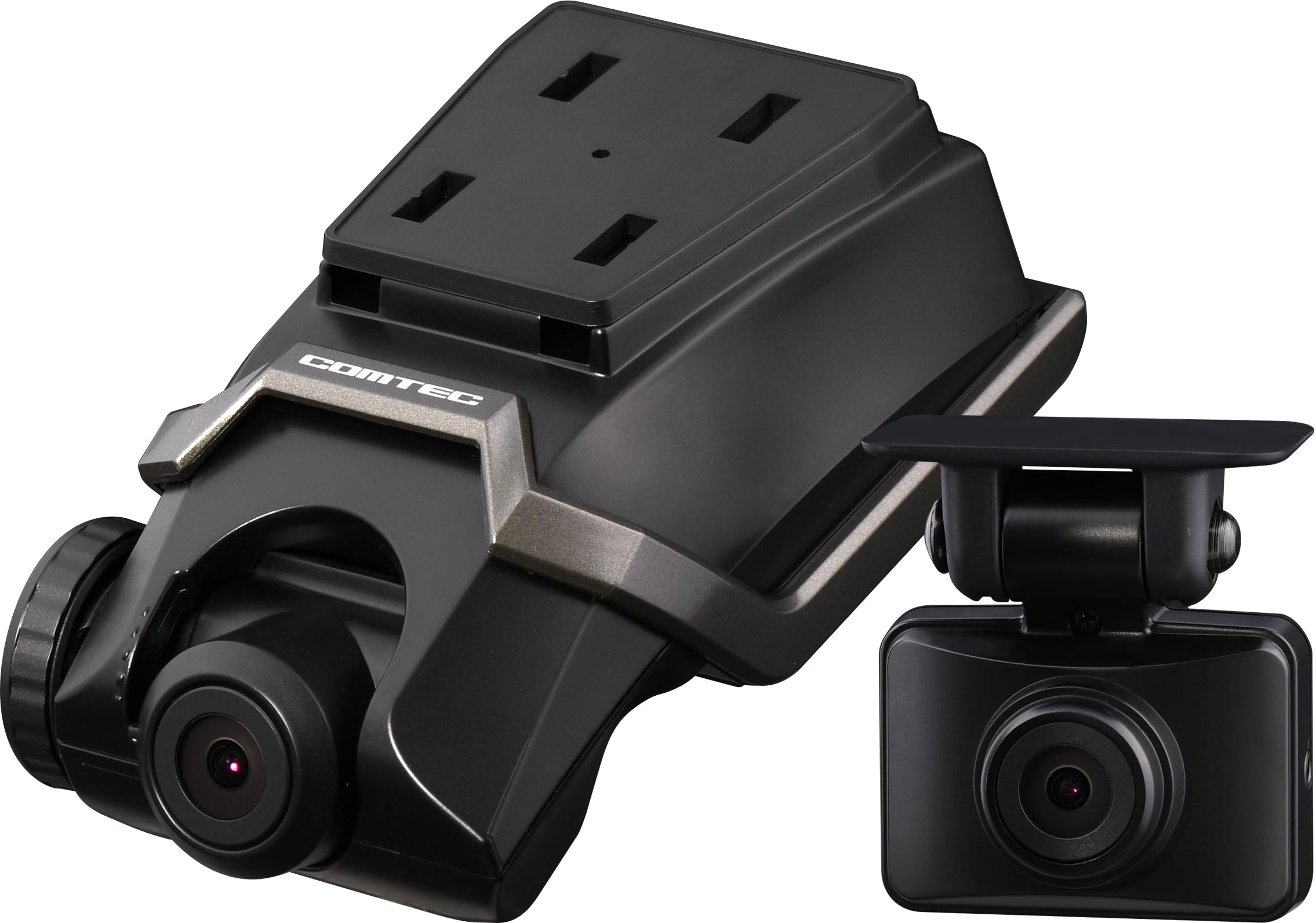 

Comtec HDR701 Drive Stylish and with 2 Megapixel Front and Rear Full Rear Vehicle Approach Driving and GPS Alerts Installation Recorder, Compact,