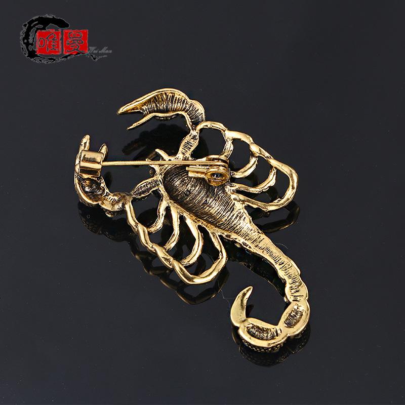Scorpio Scorpion Brooch & Pin - Summer T-Shirt, Cheongsam Dress Accessory