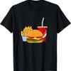 Cheeseburger Fries Soda Fast Food Meal T Shirt