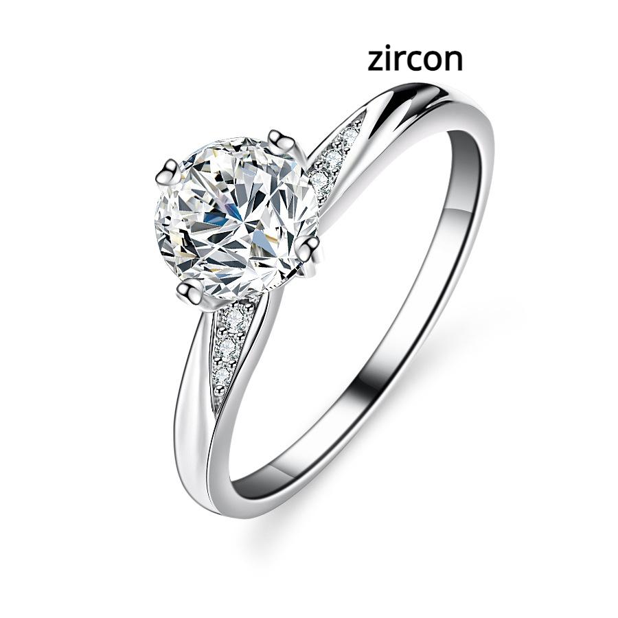 

D цвет 1 карат муассанит бриллиантовое кольцо женское серебряное кольцо с бриллиантом ins кольцо с бриллиантом хвостовое кольцо обручальное кольцо обручальное кольцо подарок для подруги 20