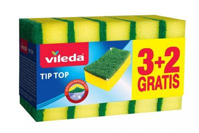 Vileda Tip Top Houbička na nádobí 3+2 zdarma - Bhp Hic 3996
