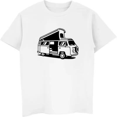 Tee Shirt Man Tops Harajuku Streetwear Print Novelty T T2 Bus New Mens Tshirt Homme Weird T-