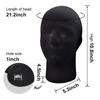 Wig Foam Head Model Black Color Display Stand Rack Male Mannequin Head  Photography Prop