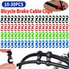10-30PCS Bicycle Brake Gear Cable S Style Clips BIke Cable Clip MTB Bike Rotatable Line Hose Guide Line Hook Pipe Buckles