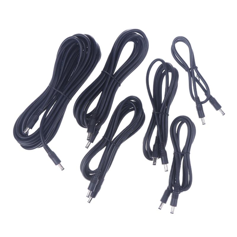 Dc5521 To Dc5521 Cable Cord 18Awg Dc5.5Mm X 2.1Mm Male Plug To Male Power Supply Adapter Wire For Led Light Speaker J60A