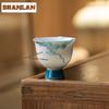 70ml Stack Painting Cloud Goblet Teacup Boutique Tea Bowl Tea Cup Set Tea-tasting Meditation Cup Jianzhan Master Cups Tableware
