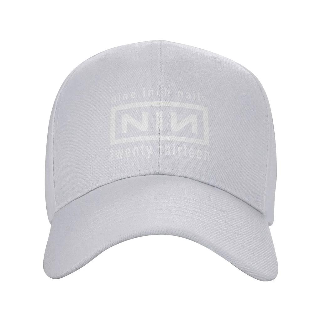 Men WomenNIN Logo Band Hat Fashion Snapback Cap Adjustable Casual Headwear