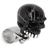 Steering Wheel Spinner Knob Skull Shape Universal Power Handle for Cars Trucks Tractors BoatsBlack