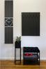 Wooden clothes hanger Lamele 98cm module 40cm black