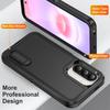 S26 Ultra Case Shockproof Bumper Hybrid 3in1 Candy Color Phone Stand Cover Samsung S25 Ultra S24 Plus S23 FE A15 A16 A36 A56 A17 A27 A37 A57 5G