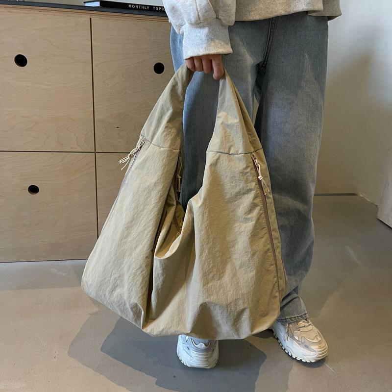 Nylon High Capacity Casual Shoulder Bags Commuting Women's Tote Bags Fashion Solid Color Handbags AVE