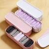 5 Grids Socks Storage Box Plastic with Cover Dormitories Sock Underwear Clothes Storage Organizer Boxes Cosmetische Holder Containers