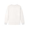 Skechers Sport Alliance Series Simple Fashion Comfortable Skin-Friendly Long Sleeve T-Shirt Men Tops Cotton-Candy-White L325M070-0074