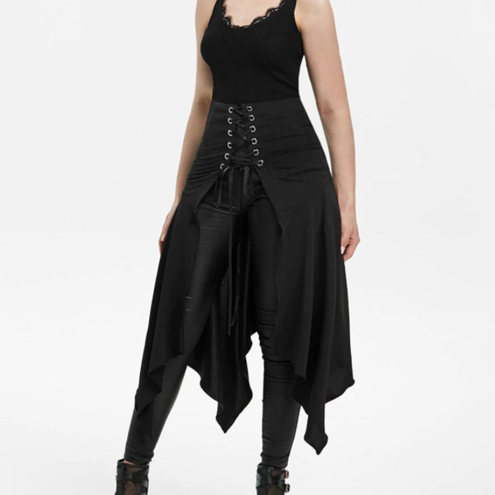 

Женская шитье нерегулярной юбки на бретелях, повседневная юбка-зонтик на Хэллоуин S