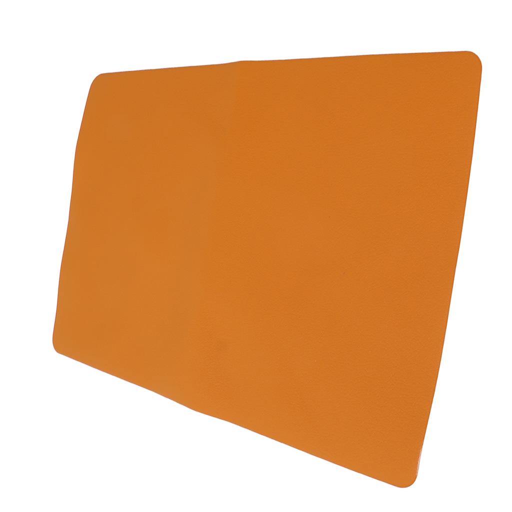 Nail Mat Orange Soft Double Sided Leather Waterproof Stain Resistant Bendable Desk Mat Nail Art Tools