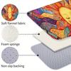 1Pcs Bohemian Sun Totem Runner Mat Vibrant Mandala Design with Multicolor Boho Patterns Washable Washable Area Mat for Kitchen Hallway Living Room