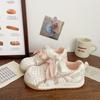 2025 summer little white shoes new ins female students height increase mesh breathable board shoes platform casual shoe board