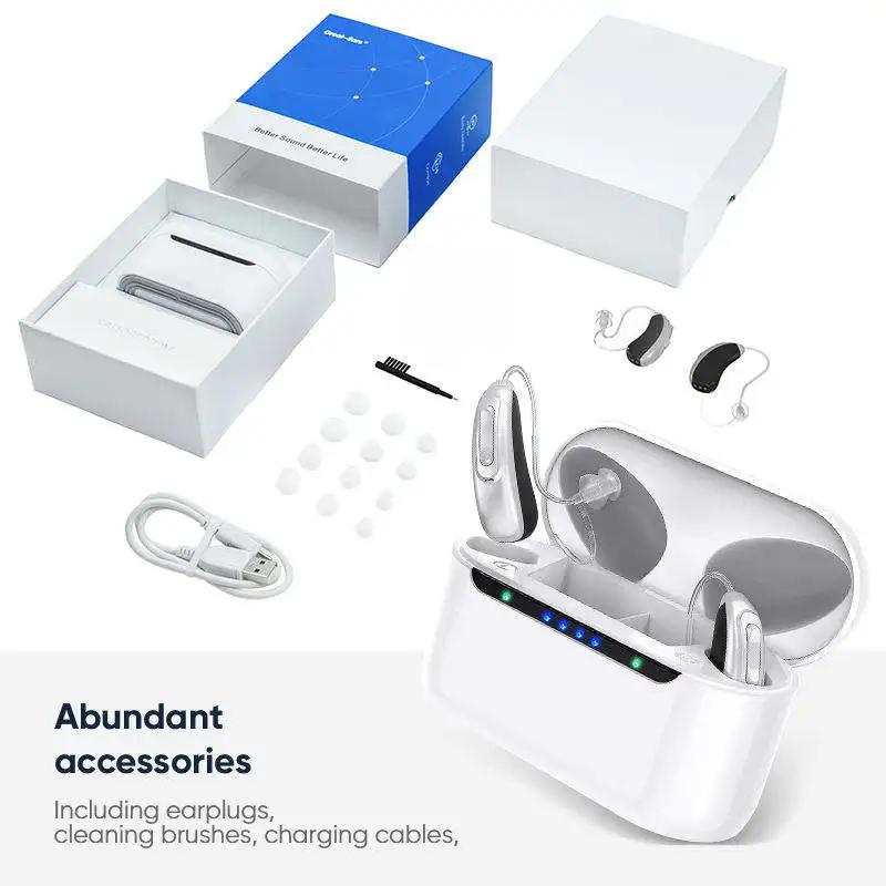 30 Channel Program Digital Hearing Aid Rechargeable Noise Reduction Sound Amplifier Deafness Adjustable Portable Hearing Aids