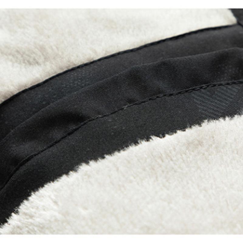 Women's Thick Hooded Cotton Jacket, Couple Style Printed Dad Winter Coat, Warm Jacket, Loose Windproof Cotton Jacket