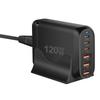 Multiple Port 3xUSB+3xType C Charging Station with 120W Output for Public Space and Travel Use