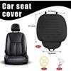 2-teiliges Autositzbezug-Set für die Vordersitze, atmungsaktiver Lederkissenschutz, rutschfester Fahrersitz gepolstert mit Aufbewahrungstaschen, universelles Auto