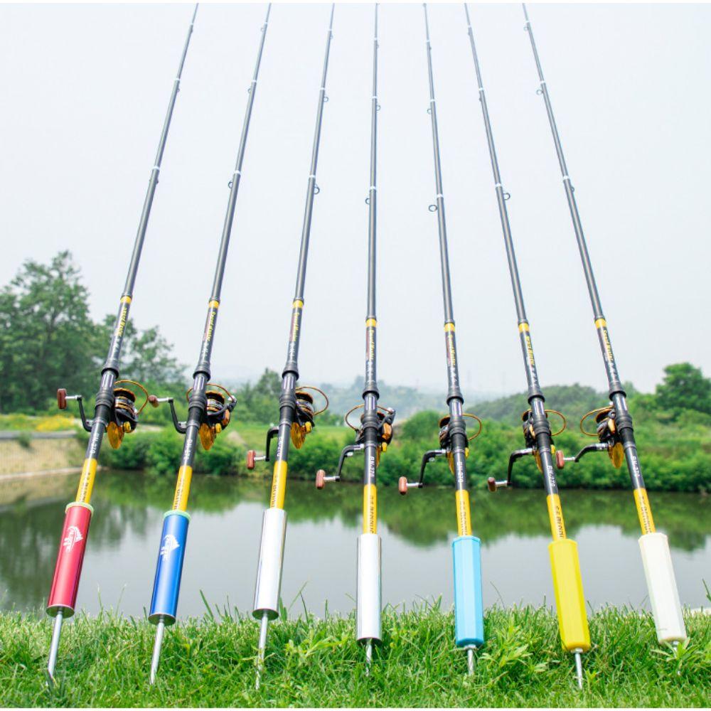 Ground Insertion Fishing Rod Holder Metal Fishing Rod Socket Sea Rod Bracket  Fishing Rod