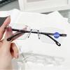 Vintage Reading Glasses for Men Women Anti Blue Light Presbyopic Eyewear Frameless Fashion Read Eyeglass