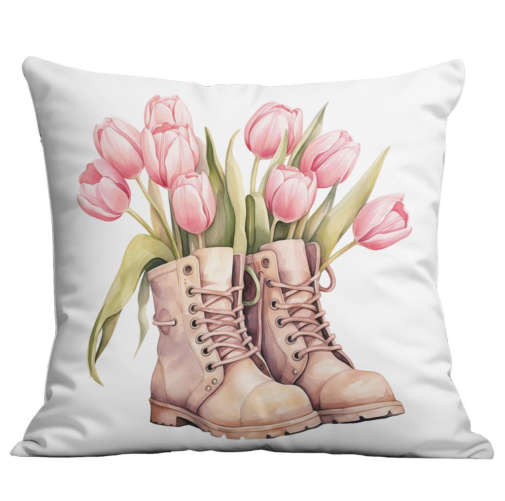 New Easter Pillowcase Country Cartoon Rabbit Easter Egg Pillowcase Sofa Cushion Pillowcase