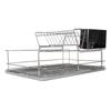 Saving Drying Rack Space Dish 2 Tier Dish Rack For Kitchen Counter Stainless Steel Dish Drainer