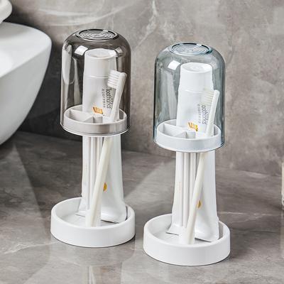 The Toothbrush Holder Is Equipped with A Dust Cover. The Toothbrush Cup Holder Can Drain Water and Guide The Flow. It Is A Storage Cup Holder