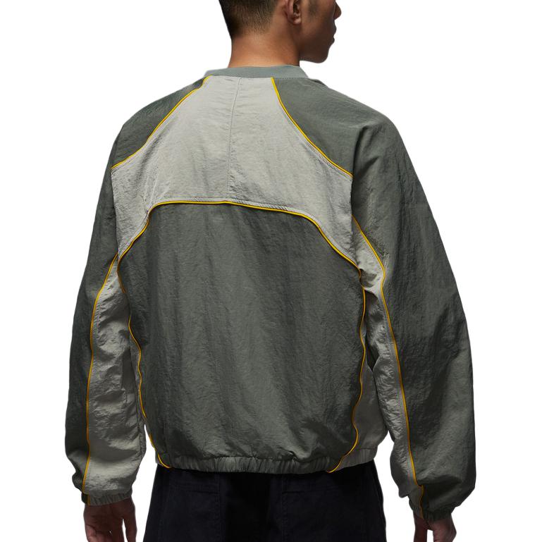 Jordan As M J Flt Ls Warm Up Top V-Neck Simple Versatile Long Sleeve Sweatshirt Men Tops IF1836-351