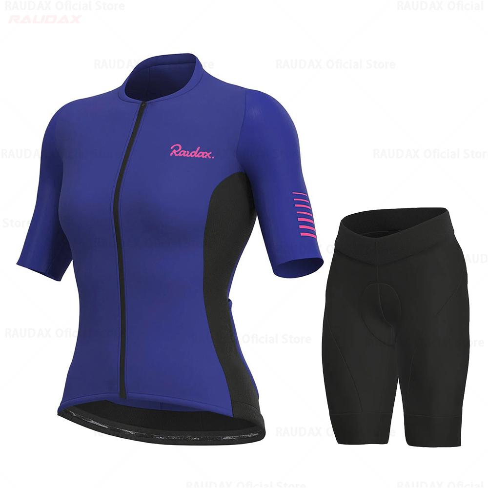 2026 Summer Breathable Cycling Suit Set Women Clothing Ropa Ciclismo Mujer Short Sleeve Cycling Jersey Mtb Bike Uniforme Maillot Ciclismo Triathlon