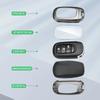 Zinc Alloy Carbon Fiber Car Key Case Cover For Honda Civic 11th Accord CR-V HR-V Pilot Vezel ZR-V -2025 Keychain Accessories